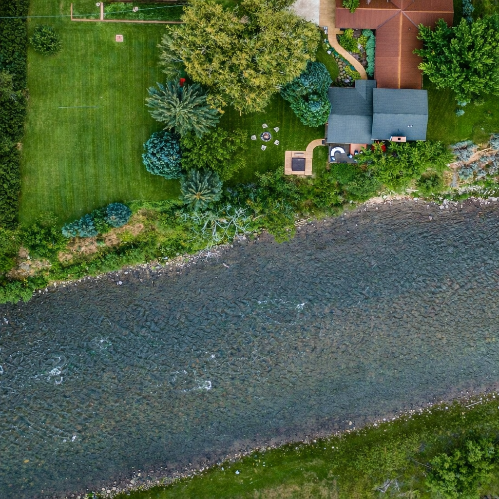 Step out the back door directly to “Gold Medal waters” fishing!