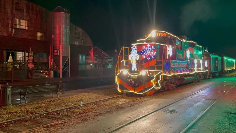 All aboard The Polar Express™ — just 15 minutes from The Adelaide Cabin!