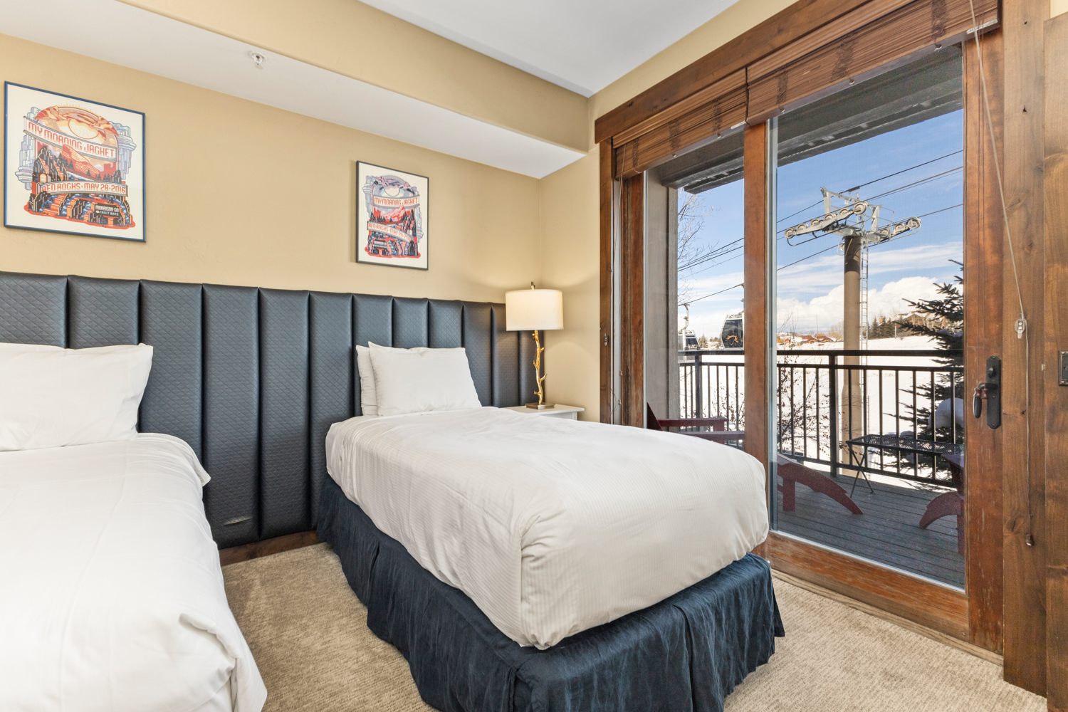 Bedroom 2 | View of Gondola | Twin Bed