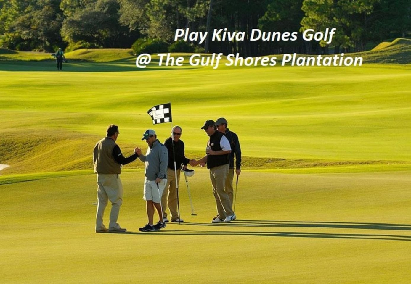 We are conviently located just a few minutes drive from Kiva Dunes Golf Course.