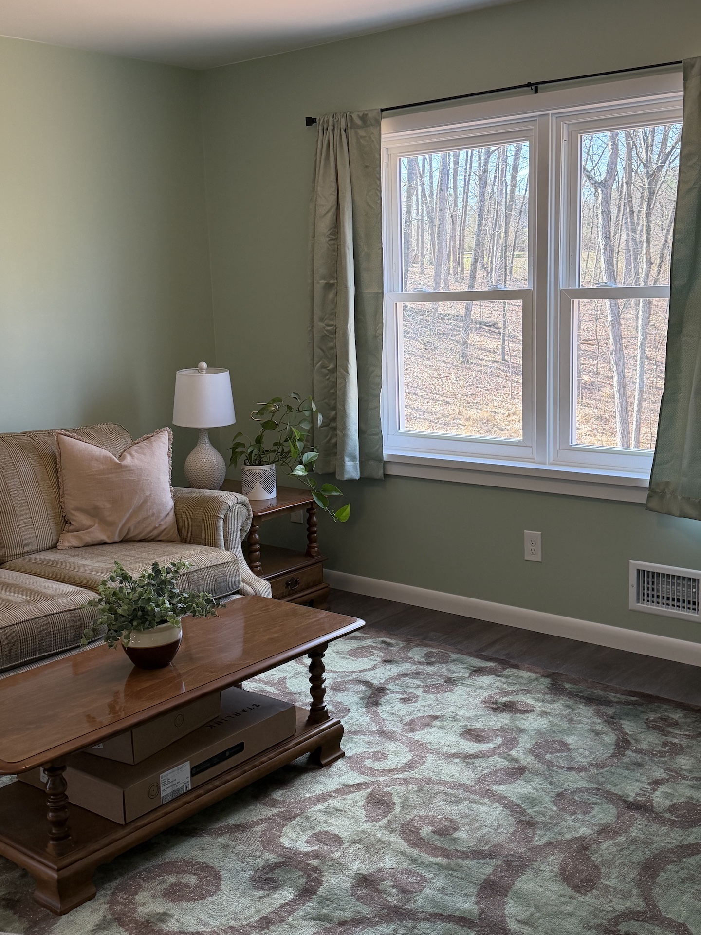 Side yard view from Living Room