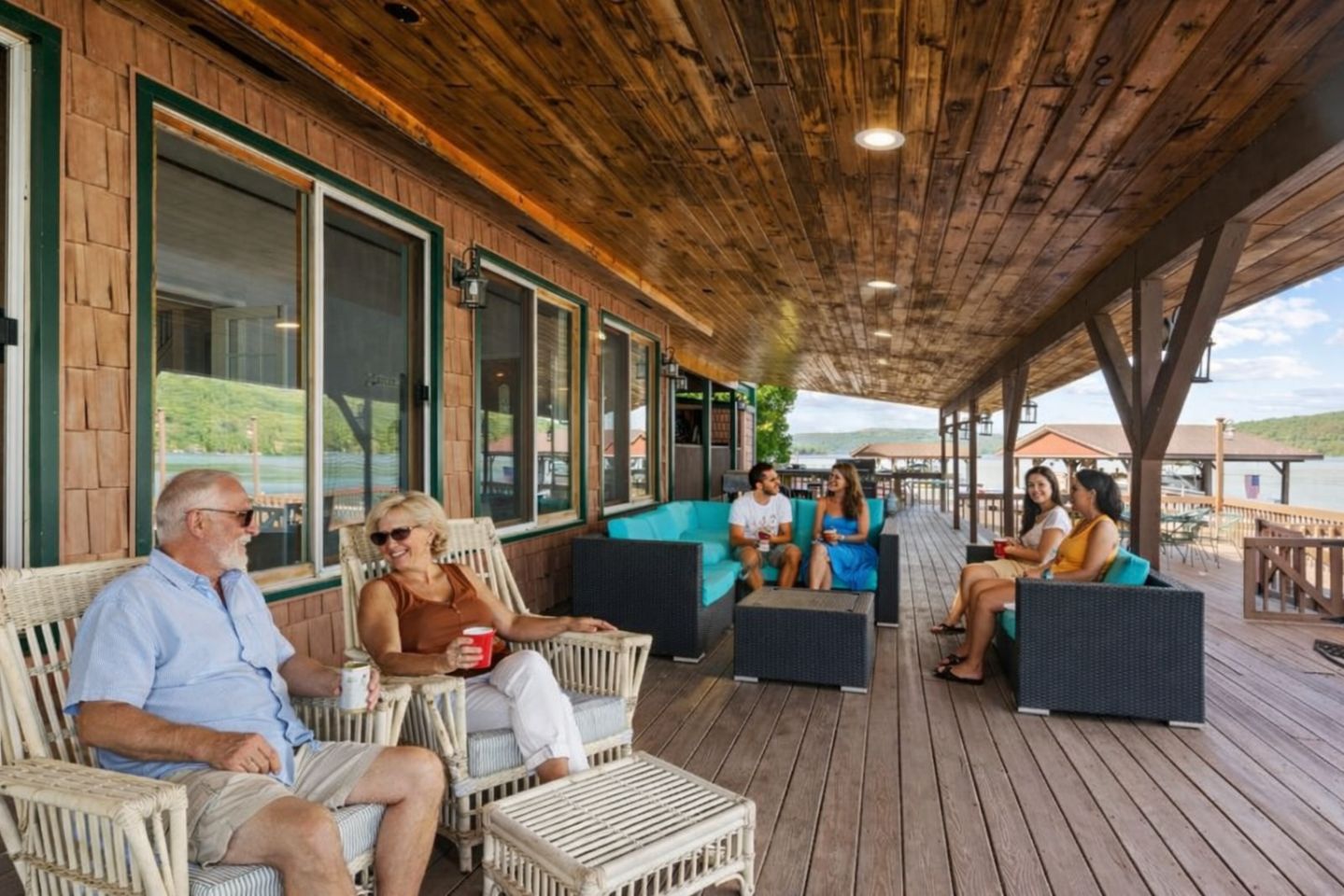 Enjoy the serenity of the area while laying out in the sun