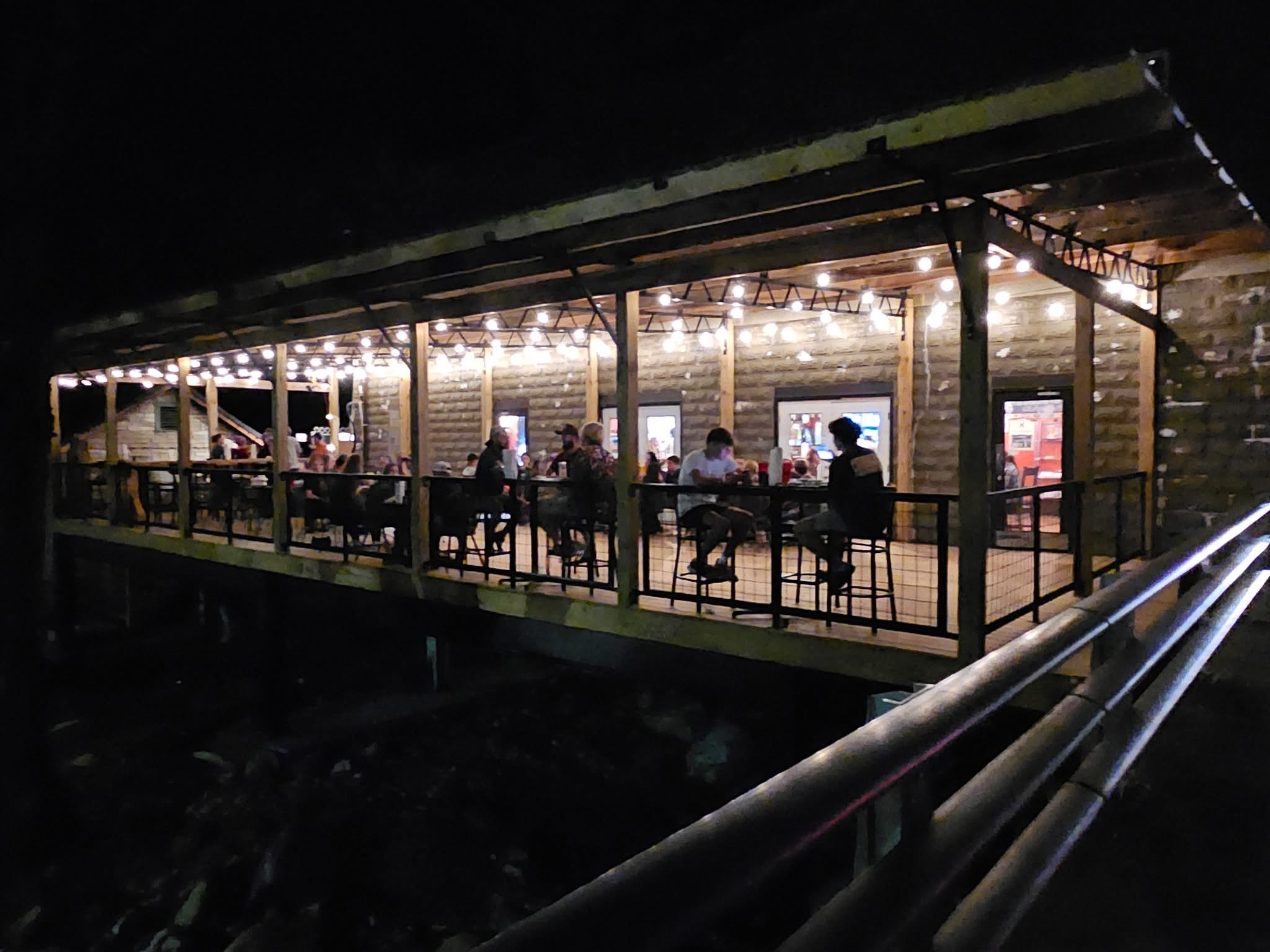 The Spring Creek Tavern is a Hot Springs staple, serving a variety of cold brews, burgers, wings, and cheese sticks. Located downstream from the cottage.