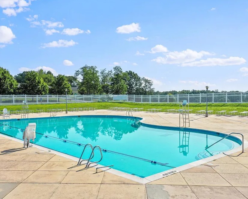 One of two pools accessible with a guest pass.