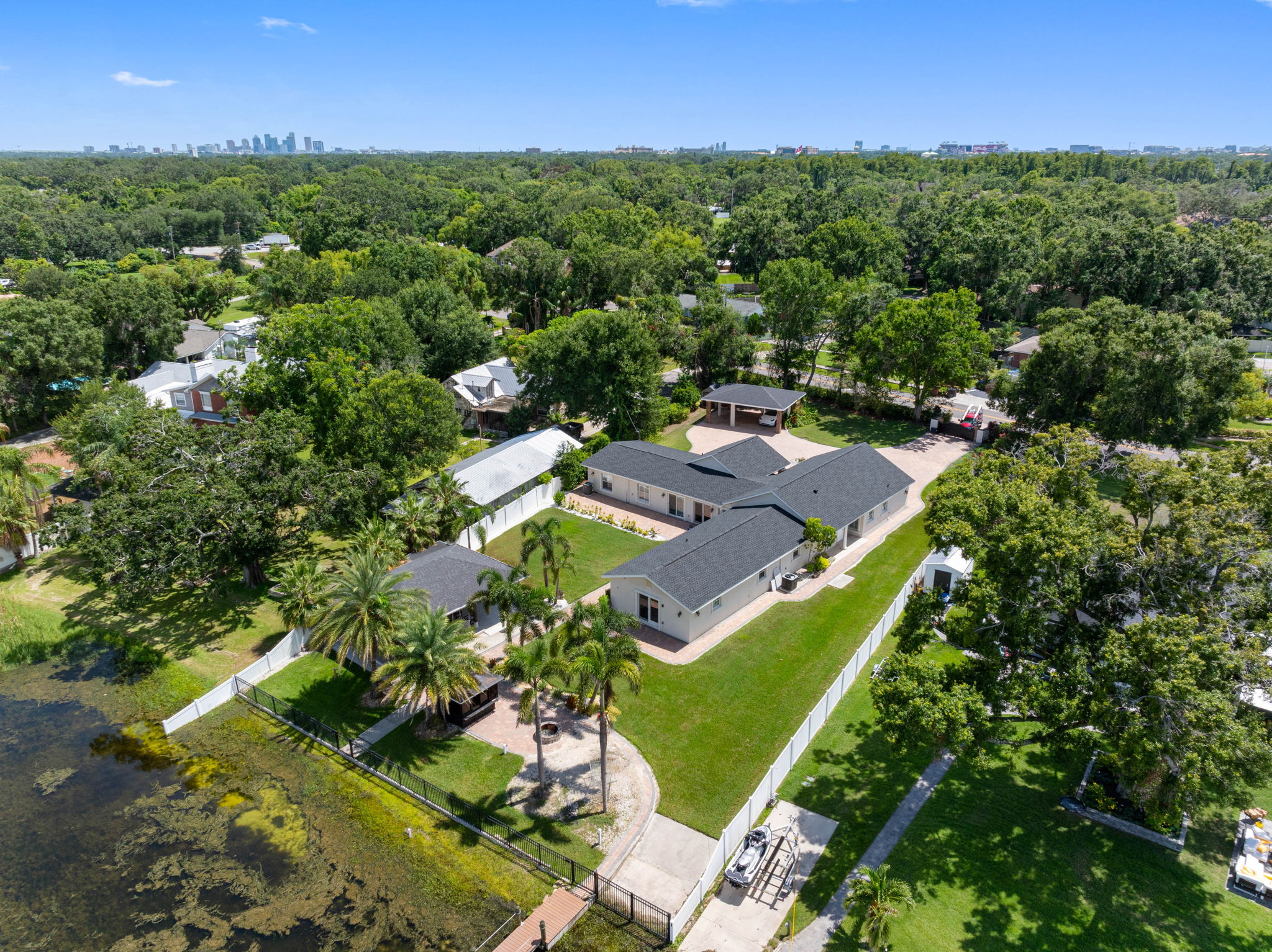 Aerial View of the Neighborhood