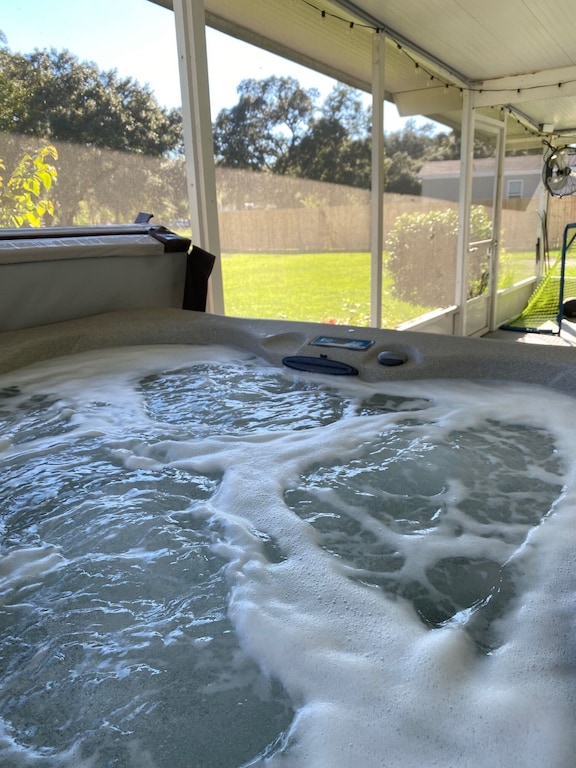 Relax in your private hot tub