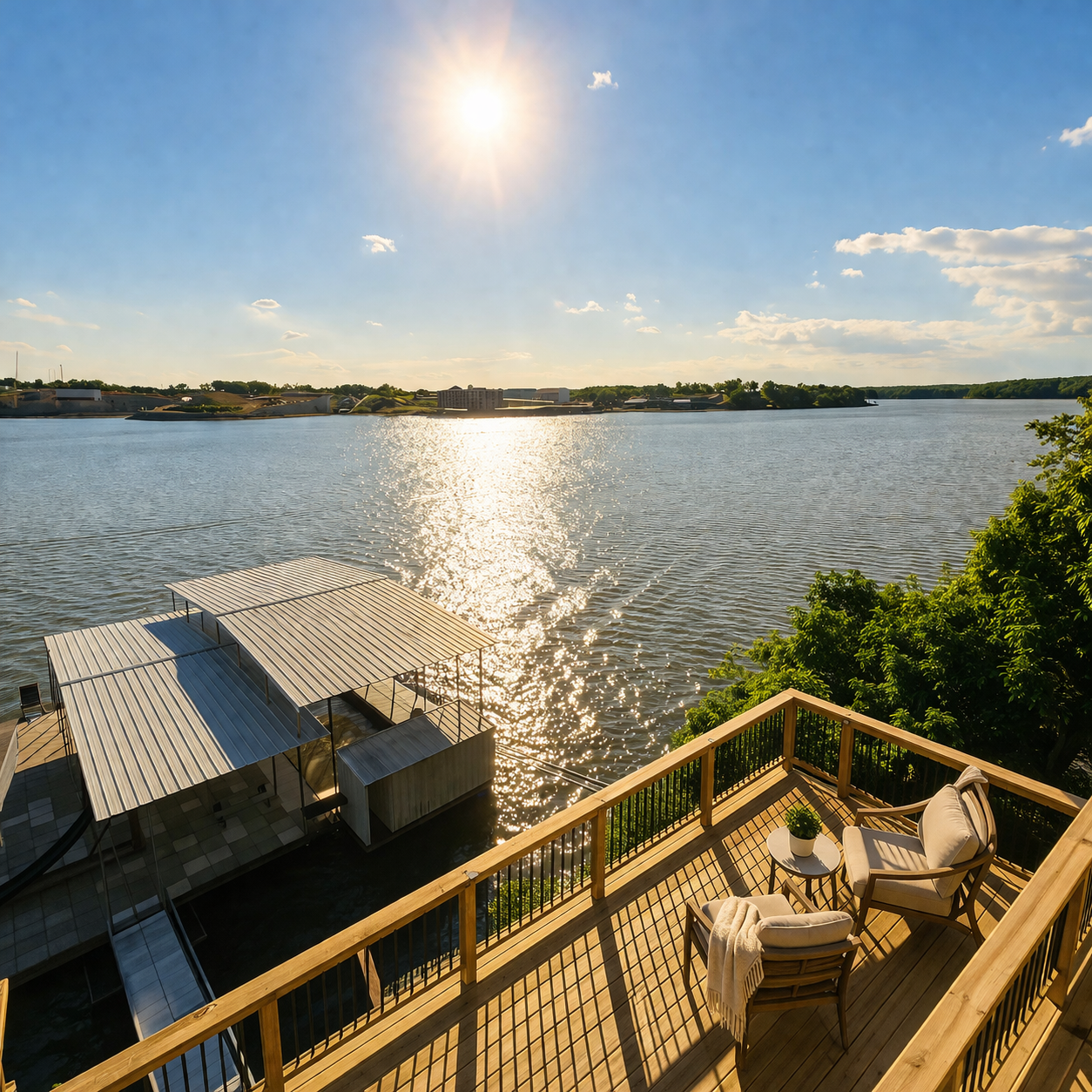 Dock Ariel View