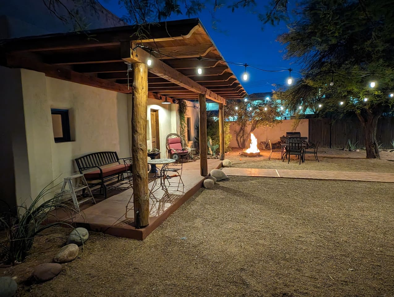 Patio and lots of outdoor space