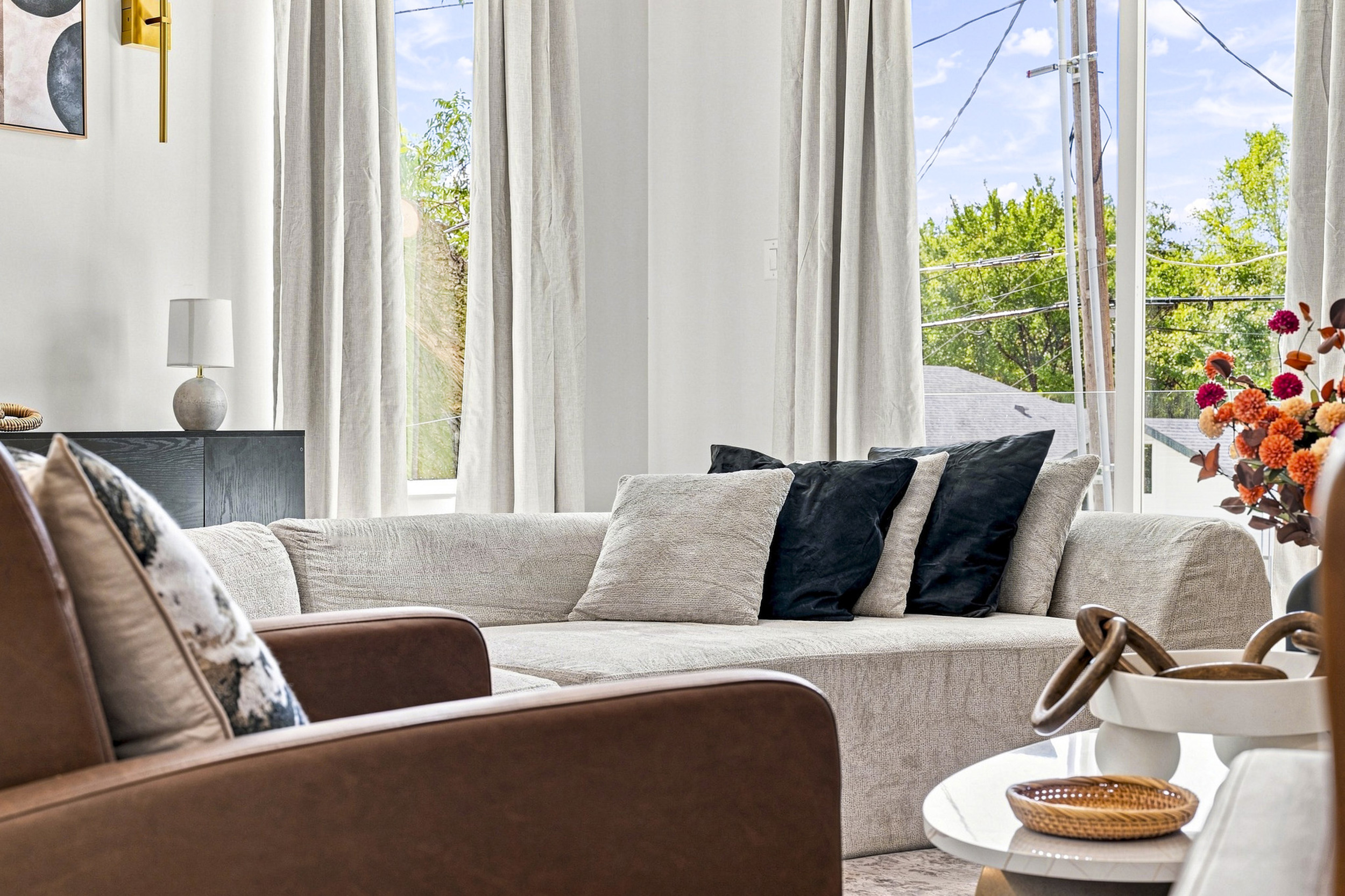 Bright, airy vibe with chic decor and views that invite relaxation and fun!