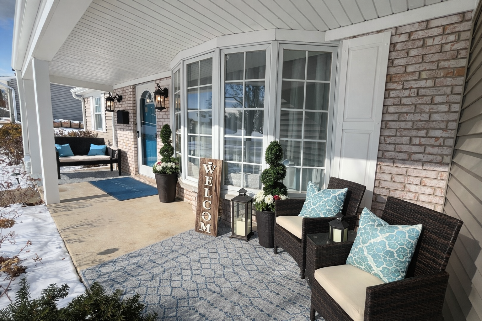 Beautiful front porch