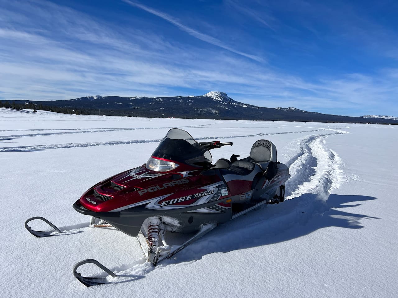 Enjoy snowmobiling in the surrounding areas.