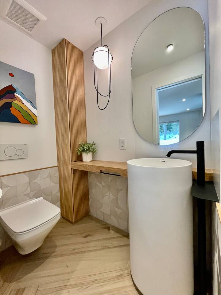 Main floor powder room