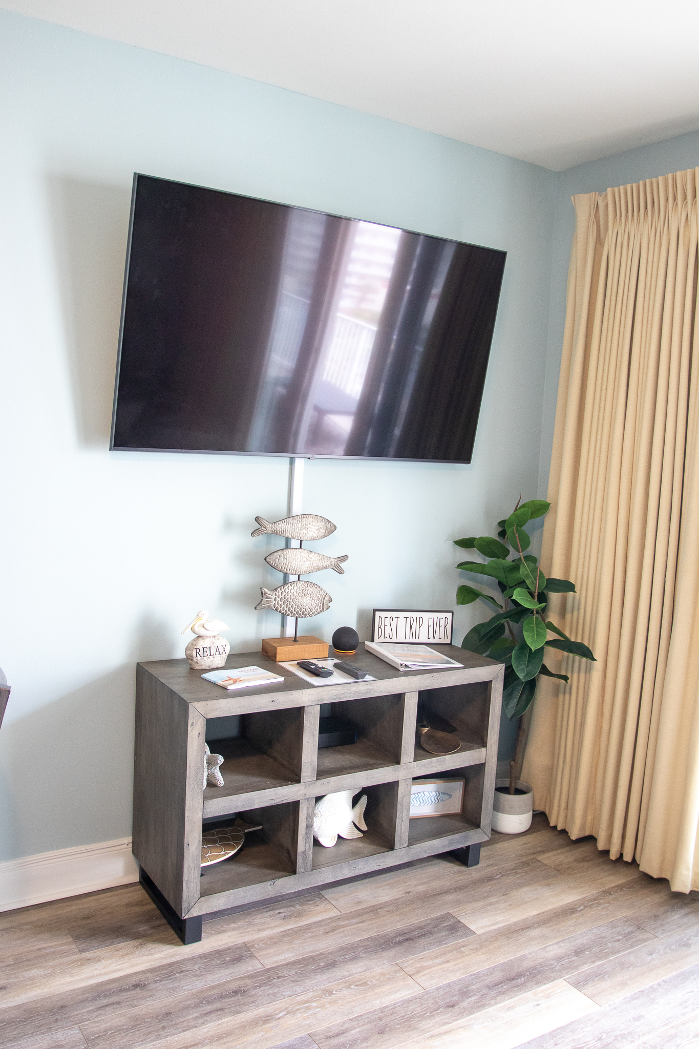 65' Smart TV in living room