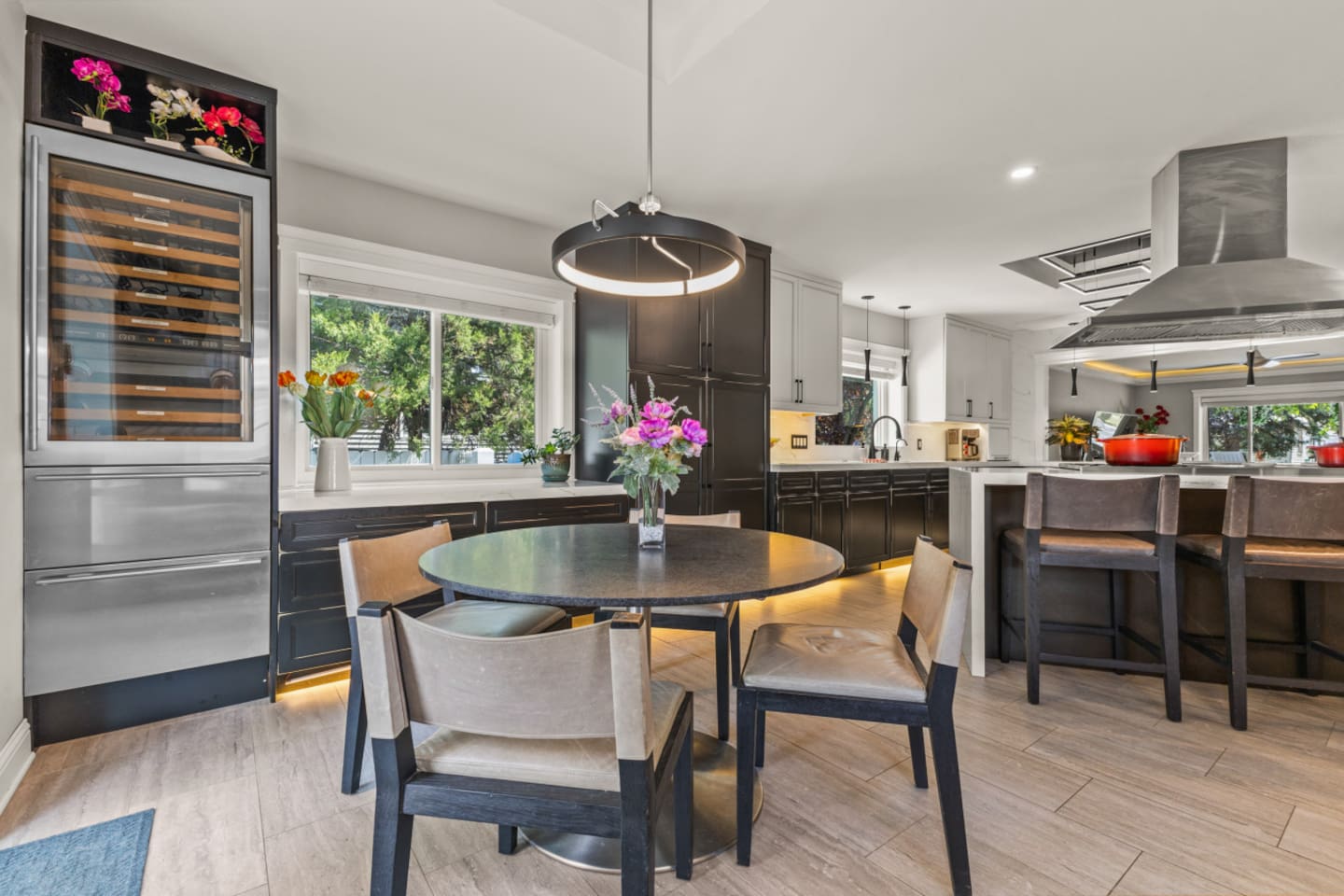 Informal Dining Area | Wine Refrigerator 