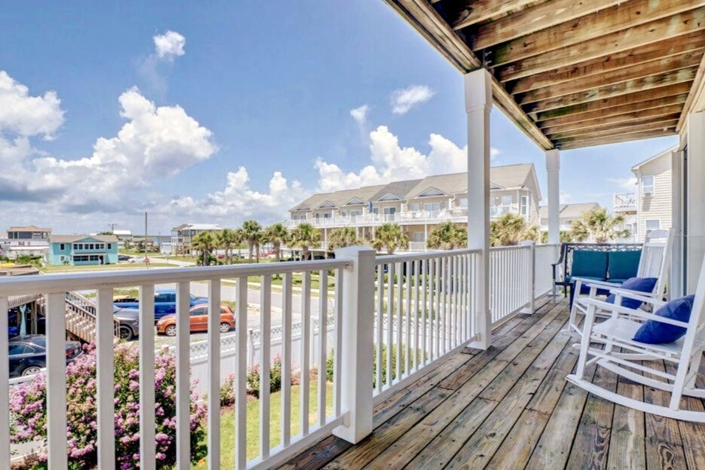 2nd floor balcony, back of house.