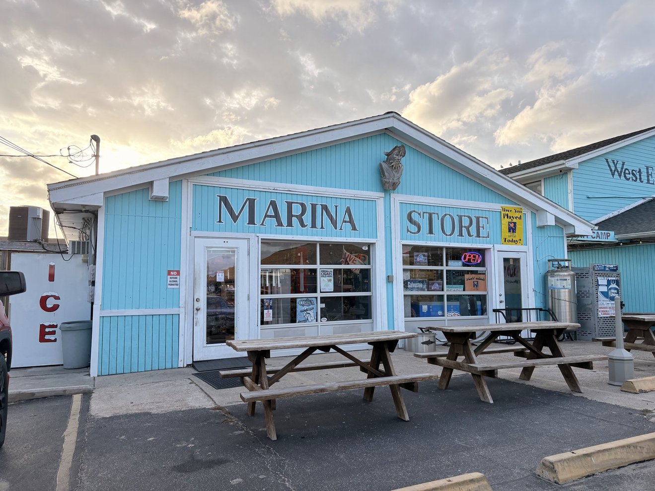 The Marina store has anything you might have forgotten or just snacks while you are here!