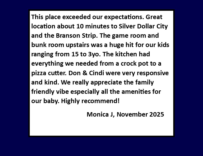 Another 5-star guest review!