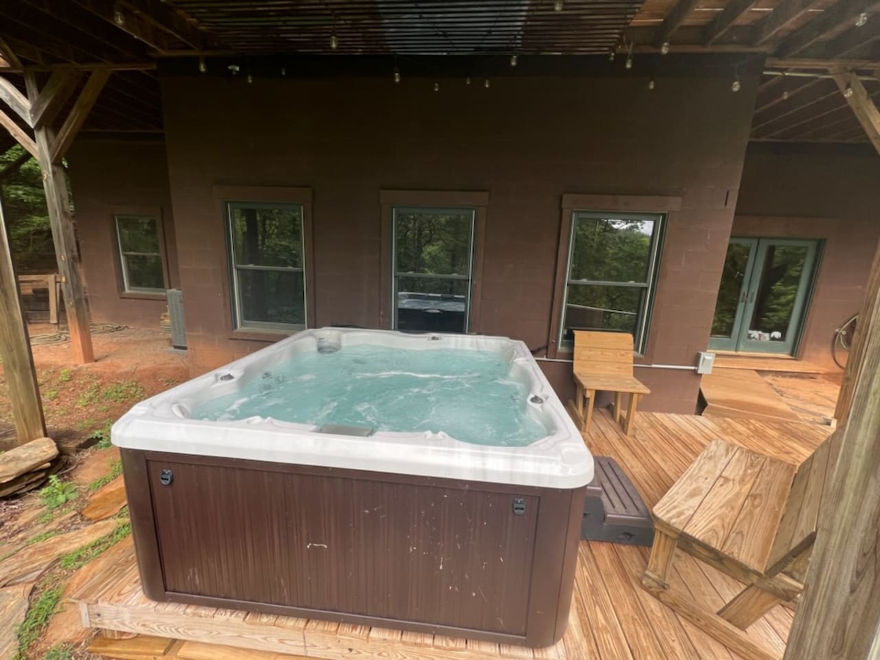Hot Tub on lower Deck off Game Room