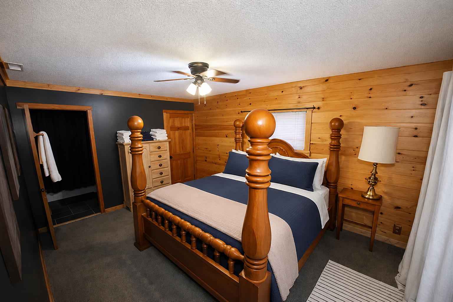King Bedroom with Attached Bathroom