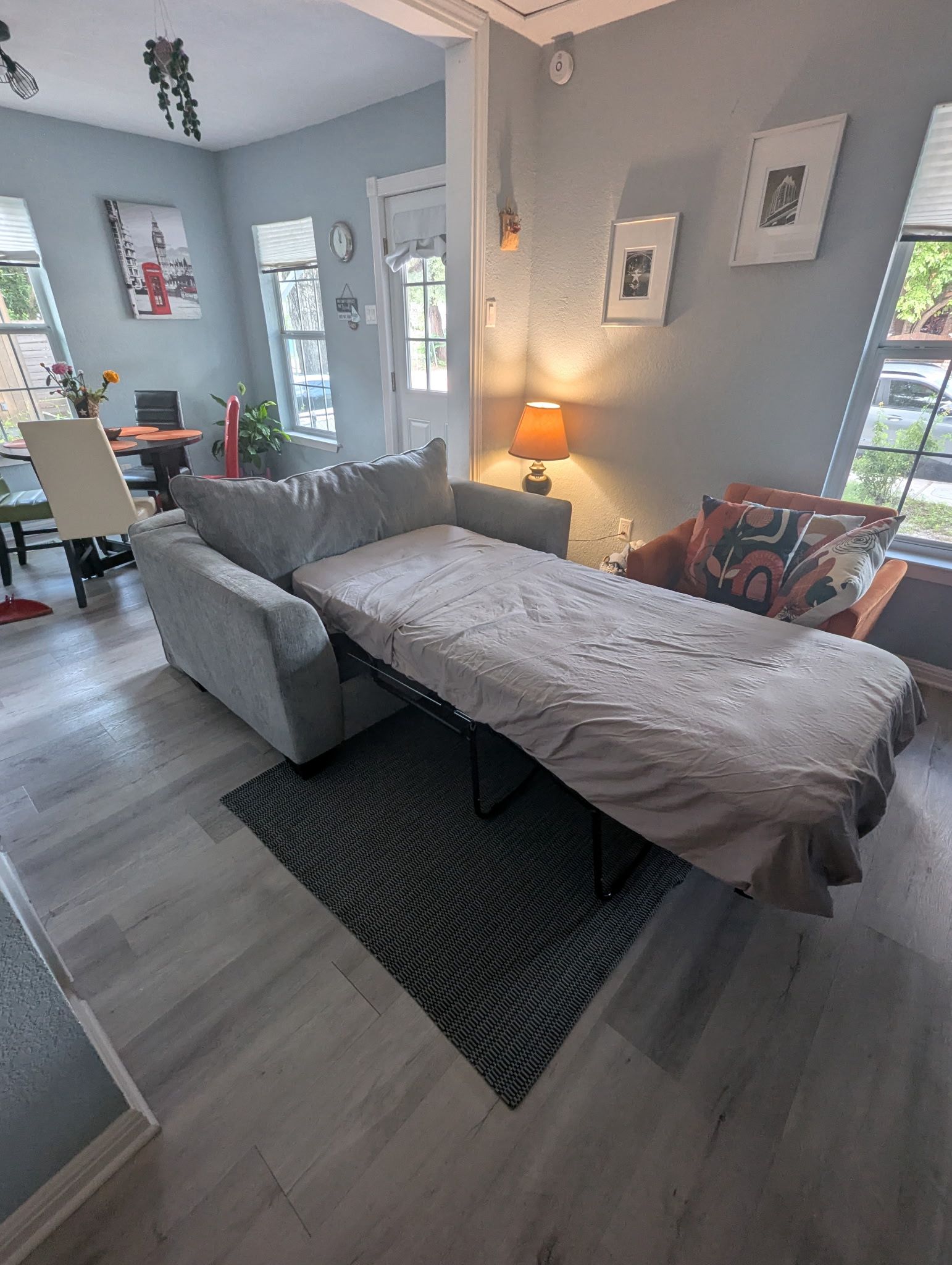Comfy Pull out sofa in Living room
