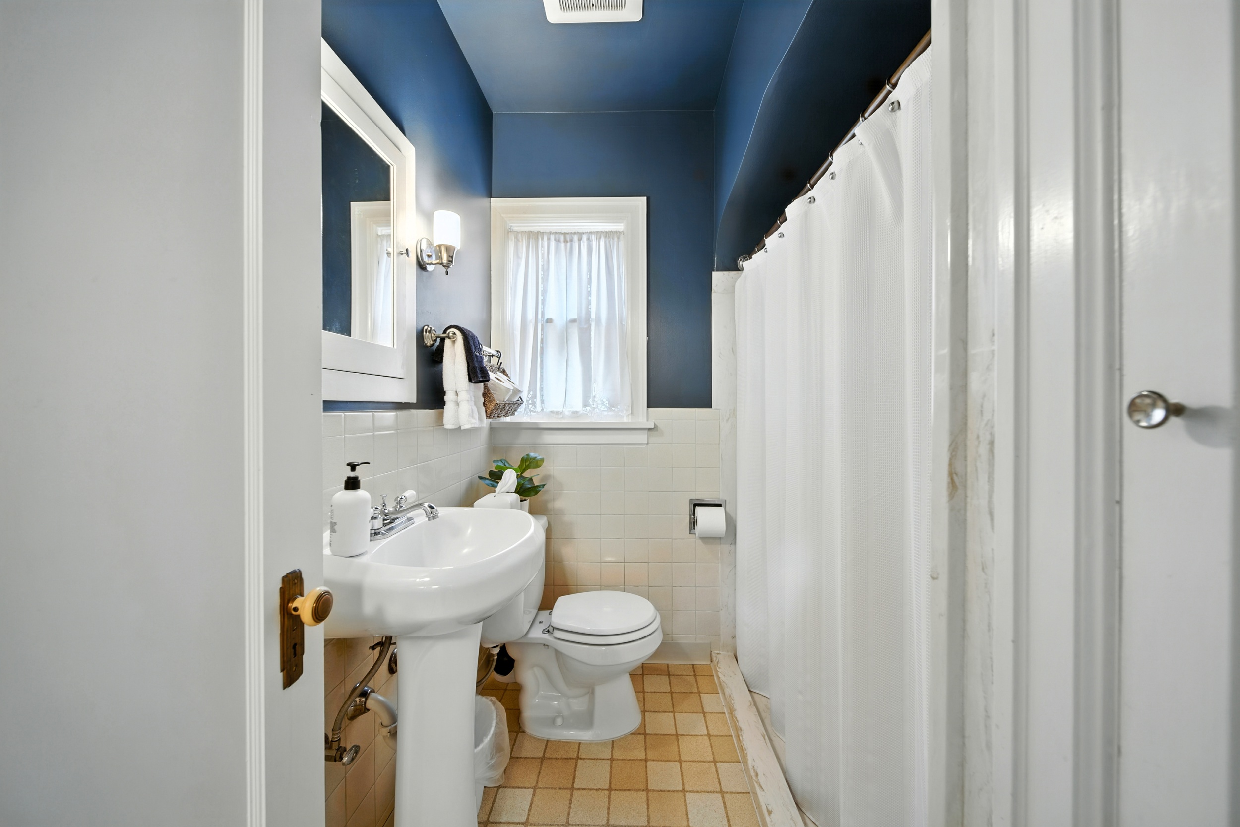 Bathroom #1 of 2: walk-in shower on the main floor