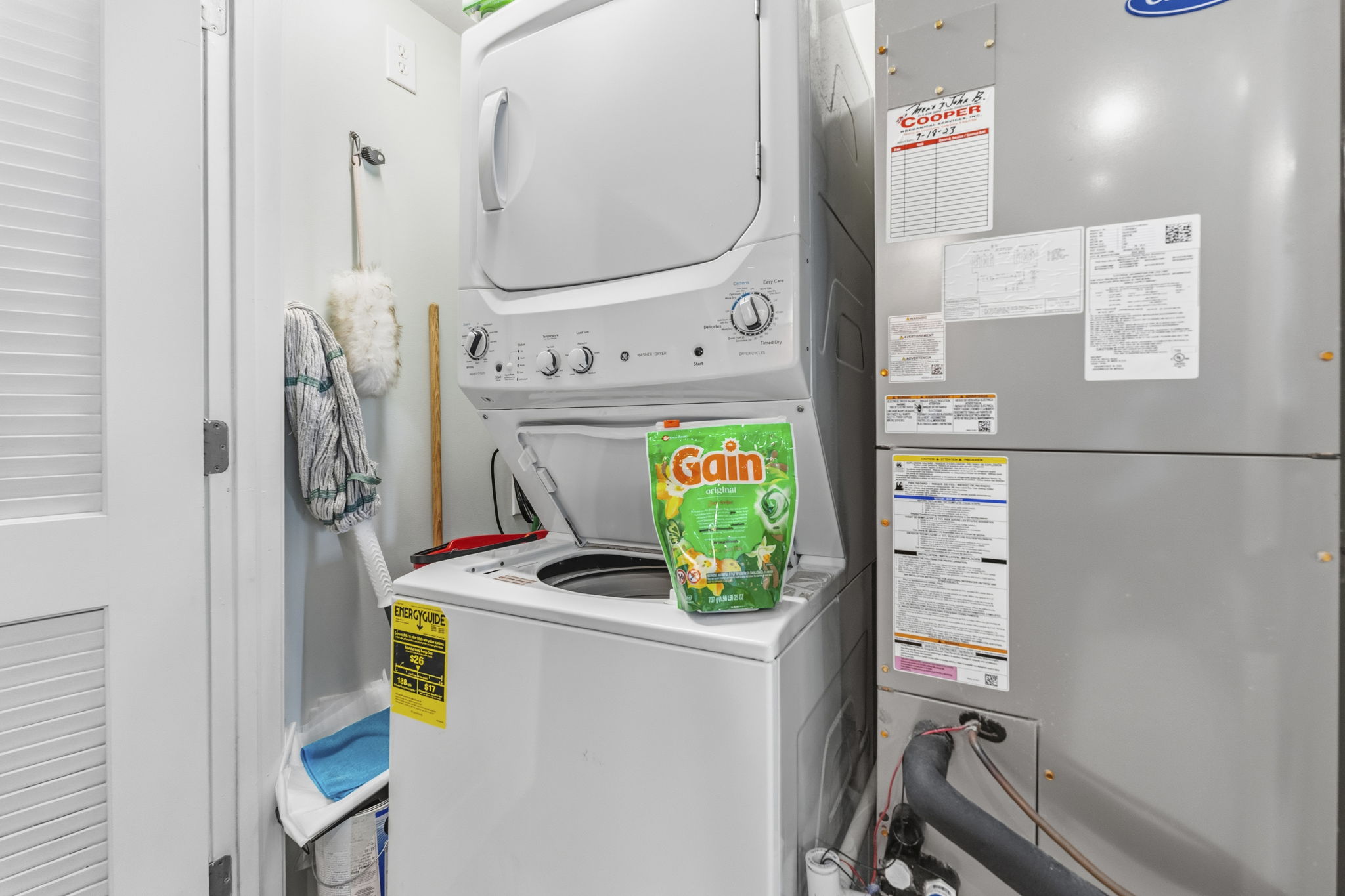 Washer & Dryer in the condo
