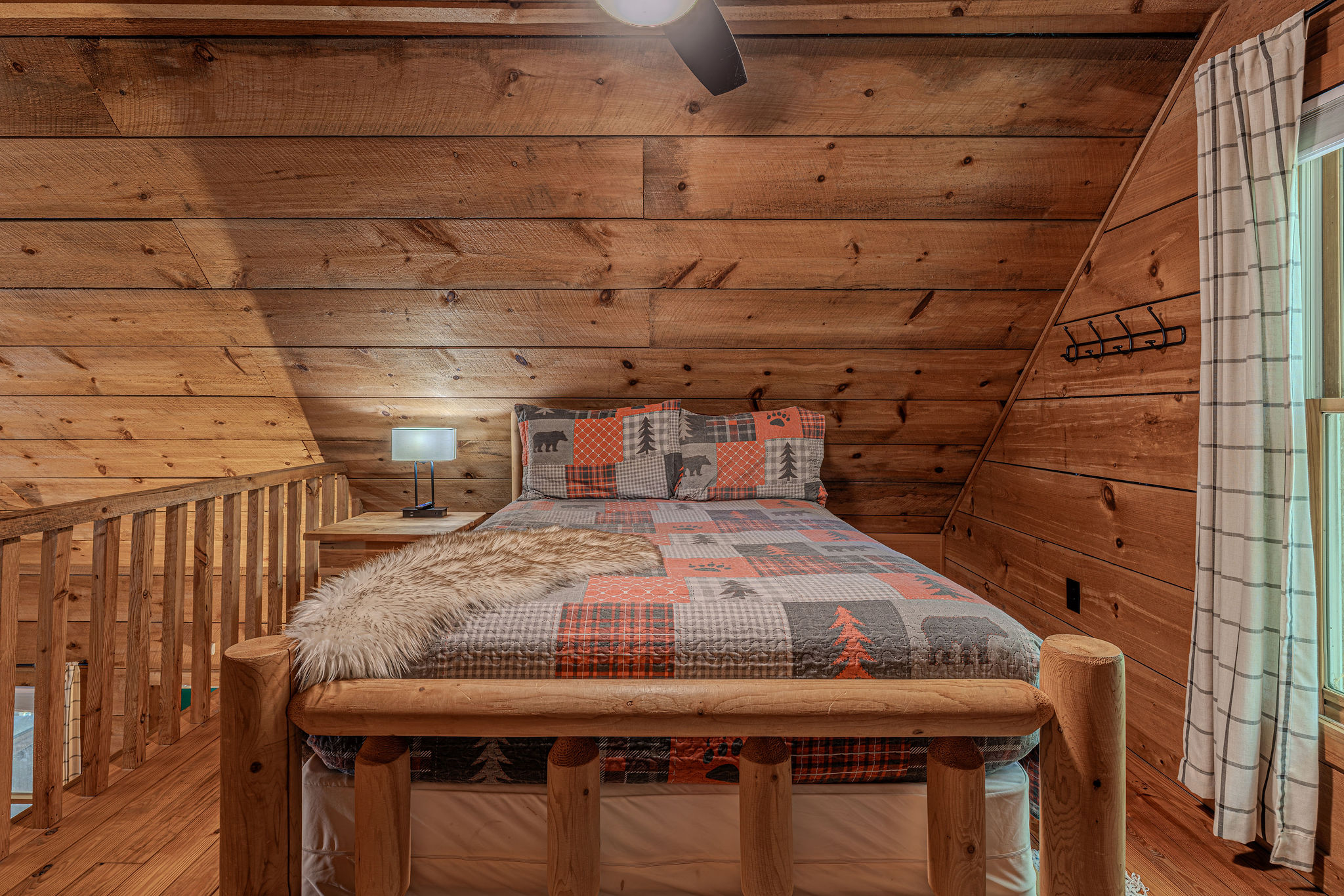 Climb up and claim the whole loft for yourself.