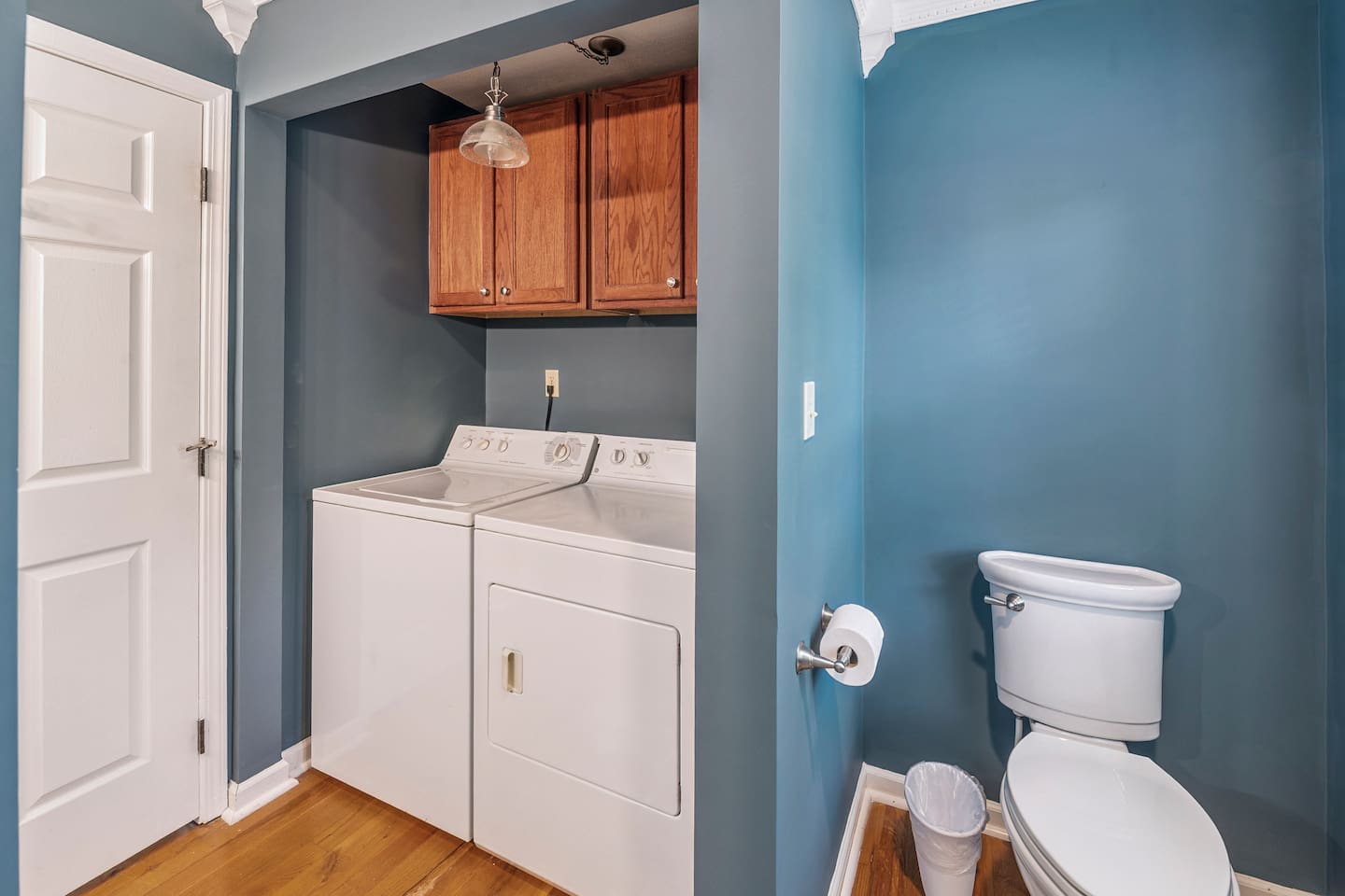 Laundry area in The Cottage