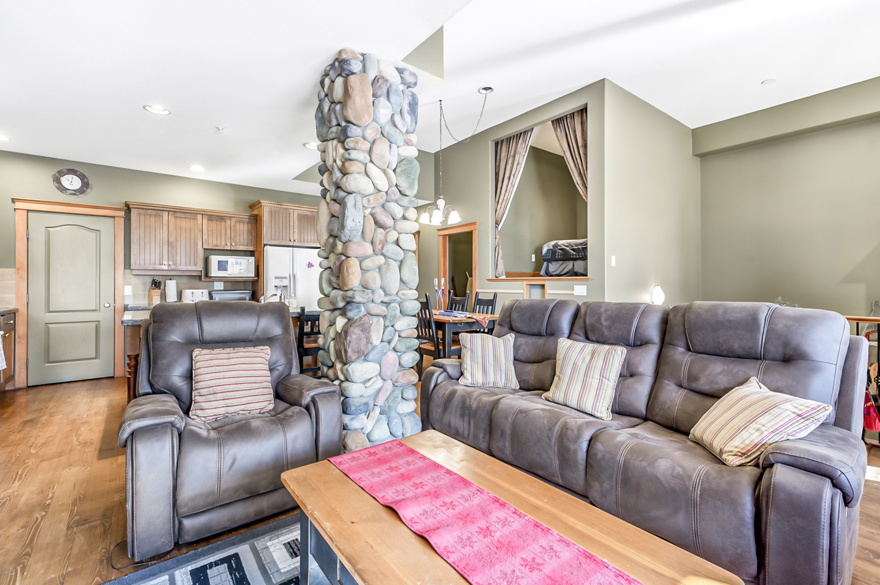 Living room with recliners
