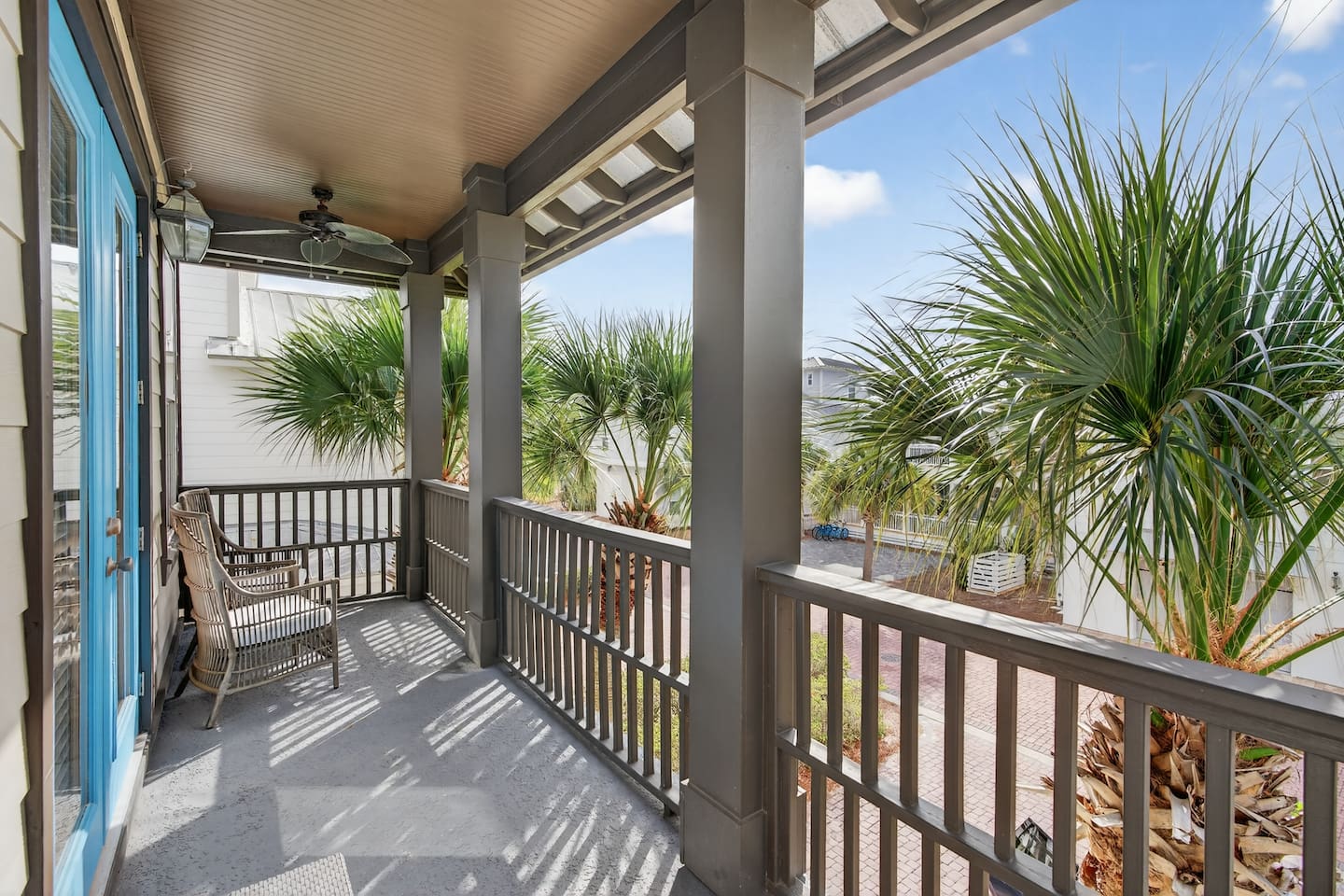 Second floor guest bedroom balcony