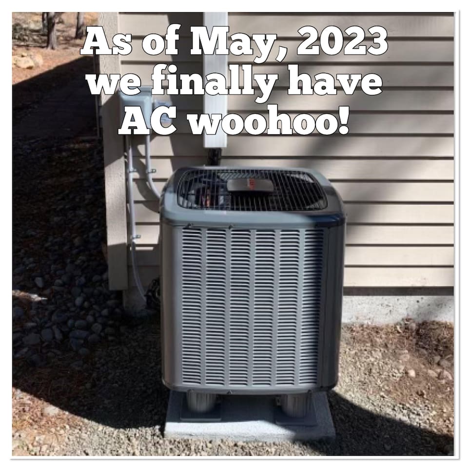 We finally have AC and are SO excited!