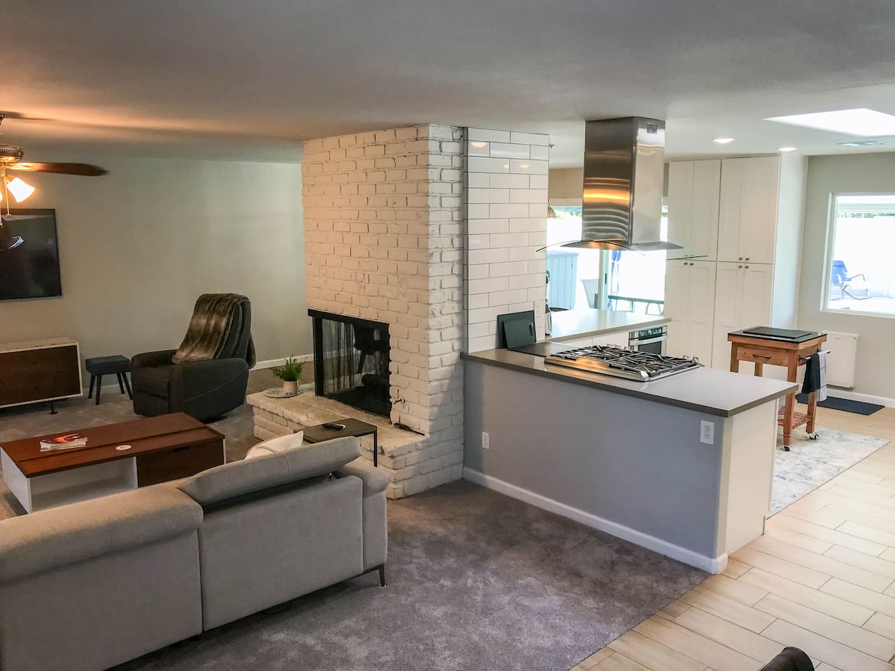 Open floor concept