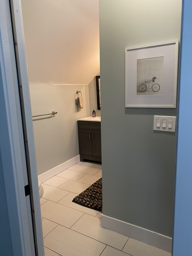 Upstairs Full Bath Walk-In Shower