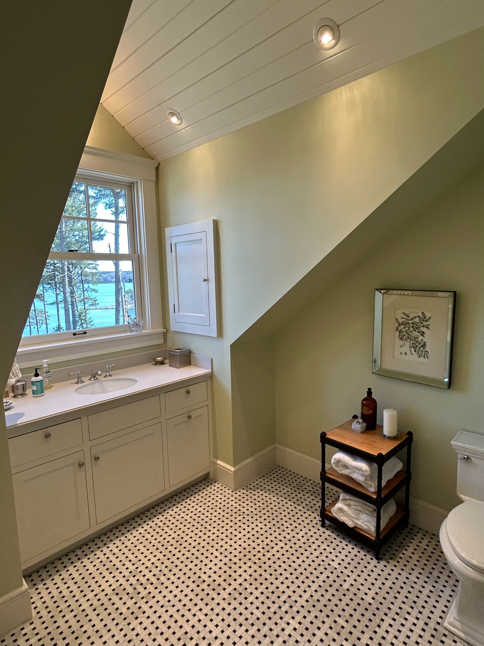 Maine House Second Floor Half Bath 