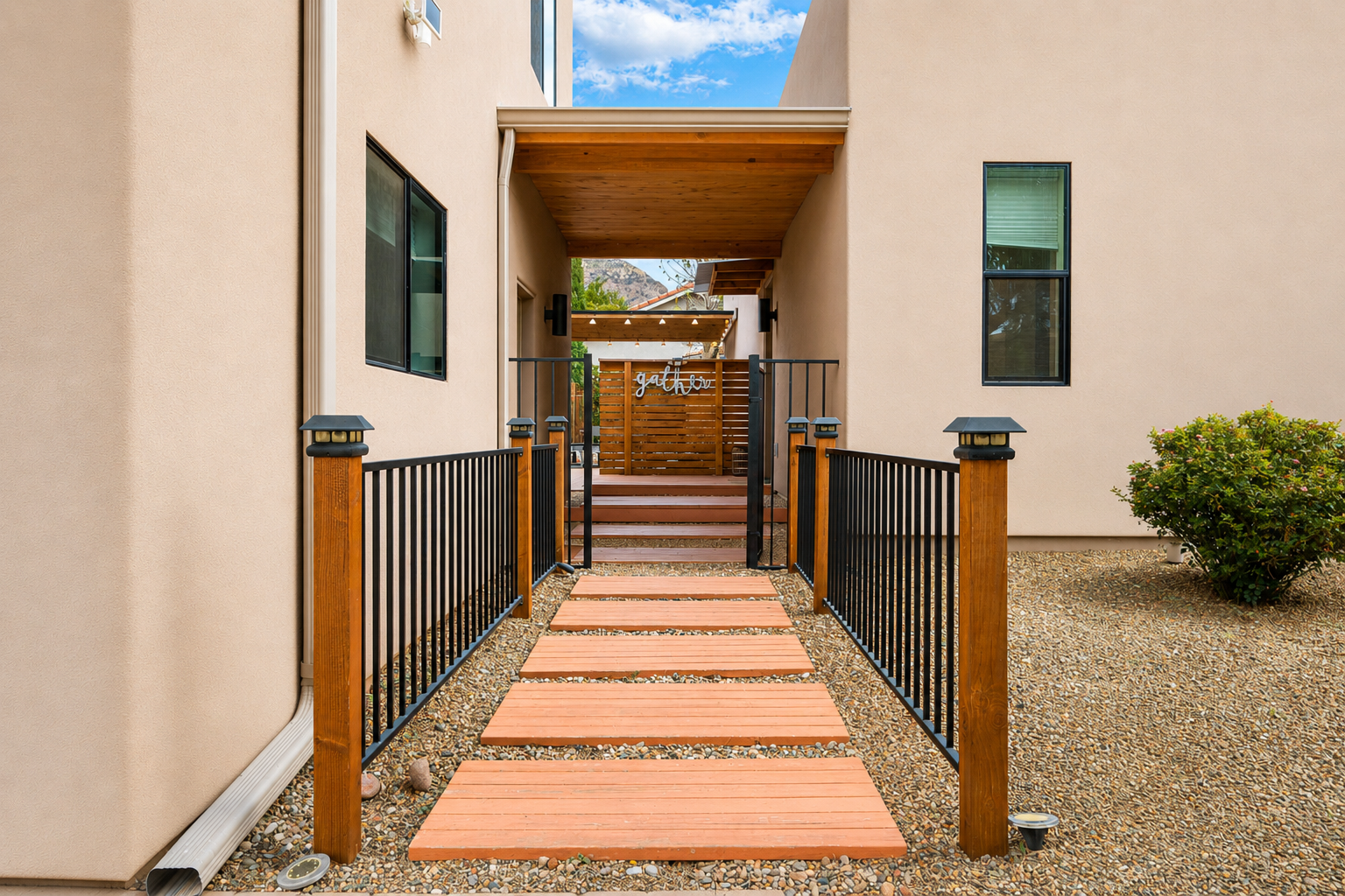 {Backyard} Welcome to Prickly Pear — your private Sedona sanctuary.