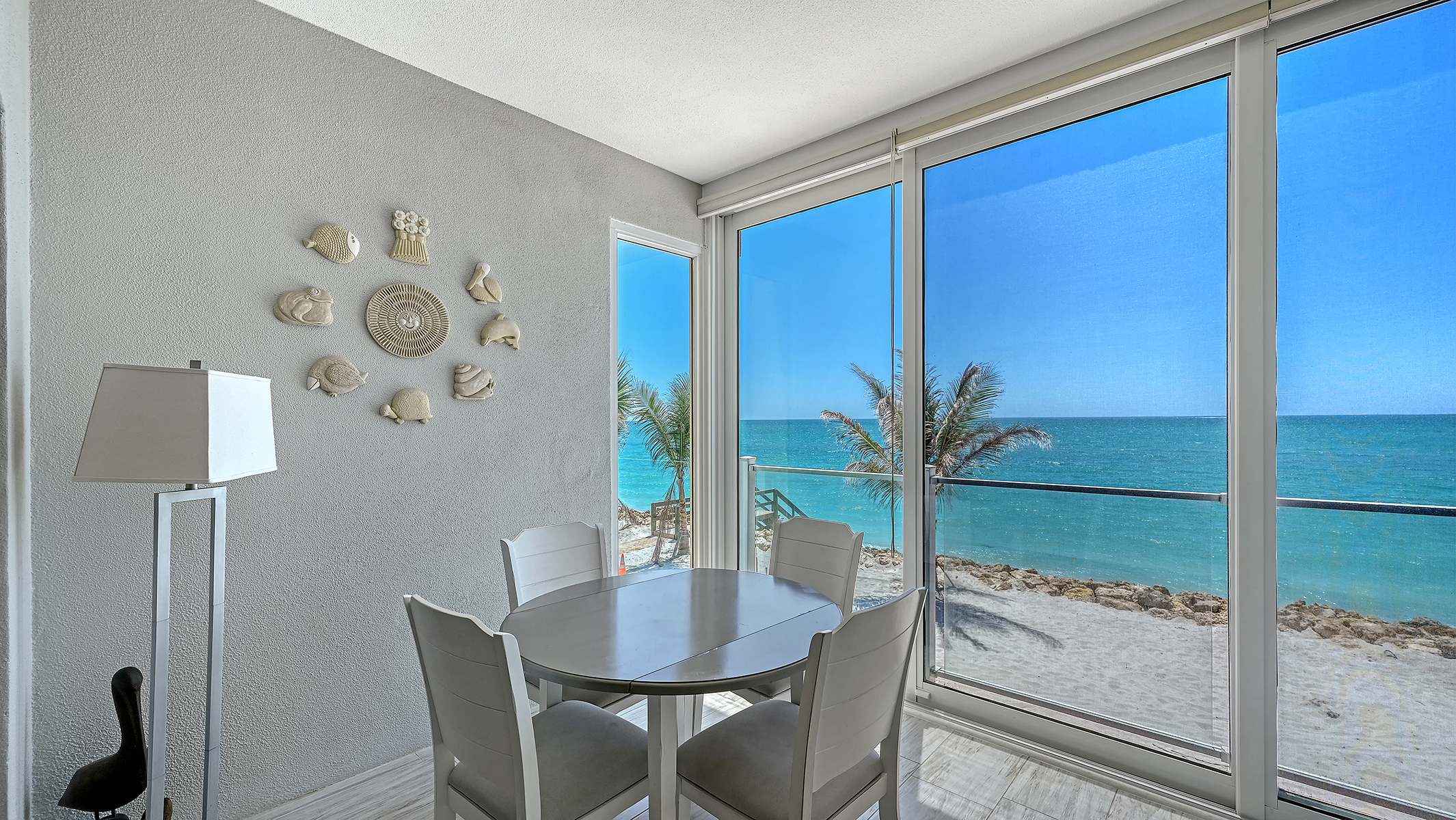 Lanai view of the beach & Gulf - 2026