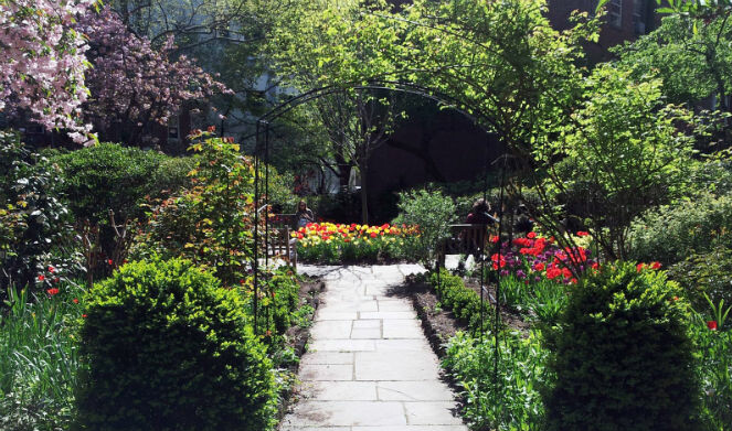 Secret Garden at St. Luke in the Fields — West Village, NYC