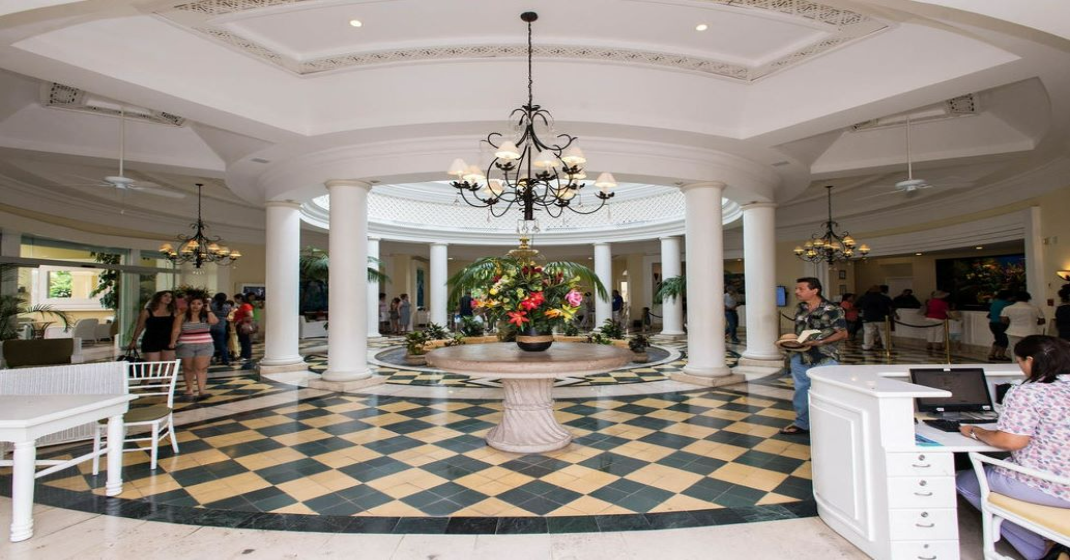 Lobby at Pueblo Bonito Emerald Bay, Vacation Travel Exclusives