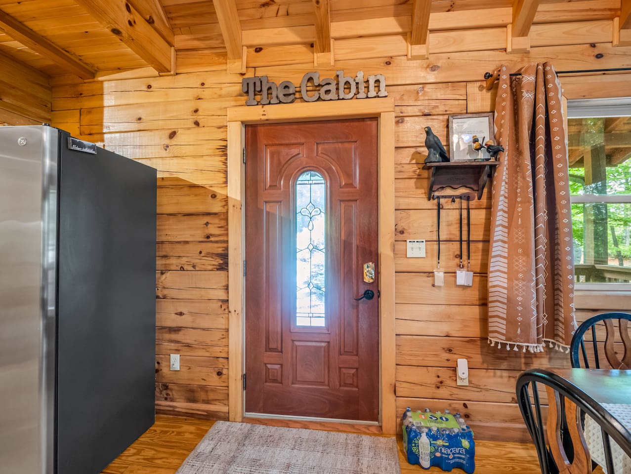Interior view of front door