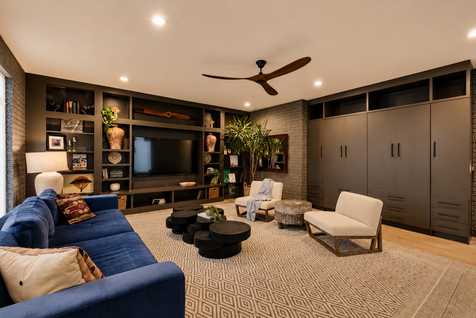 Get creative with this large space for hanging out or brainstorming song ideas!