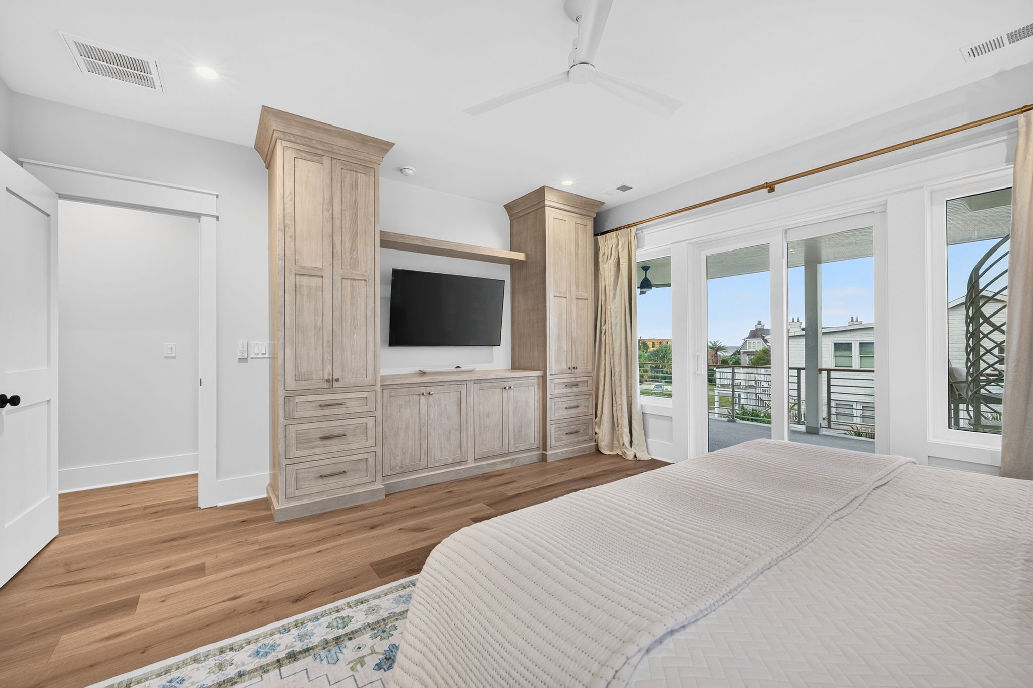 Bedroom 3: King Suite | Tahanan Palms | 3 38th Ave | IOP Escapes