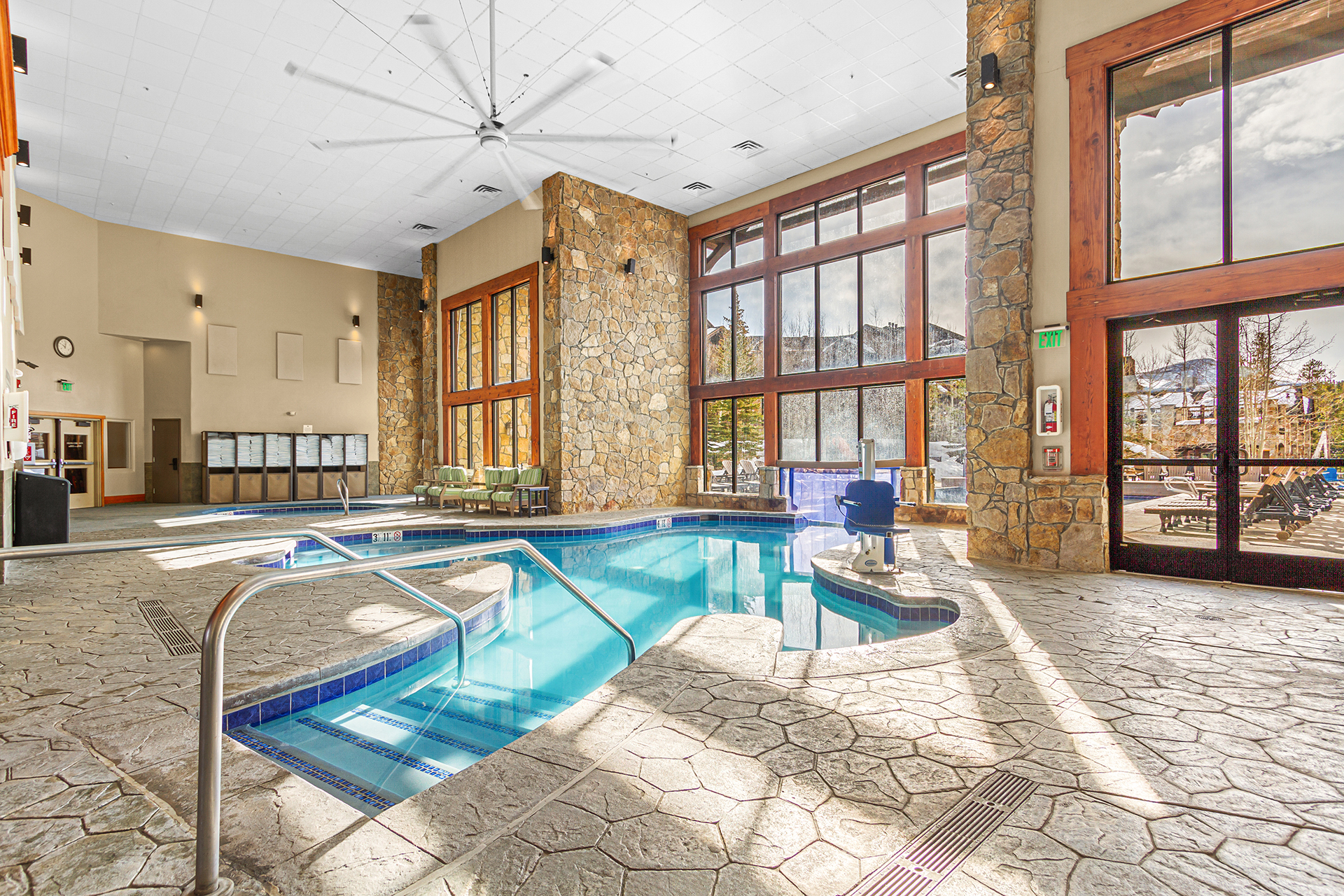 indoor pool area