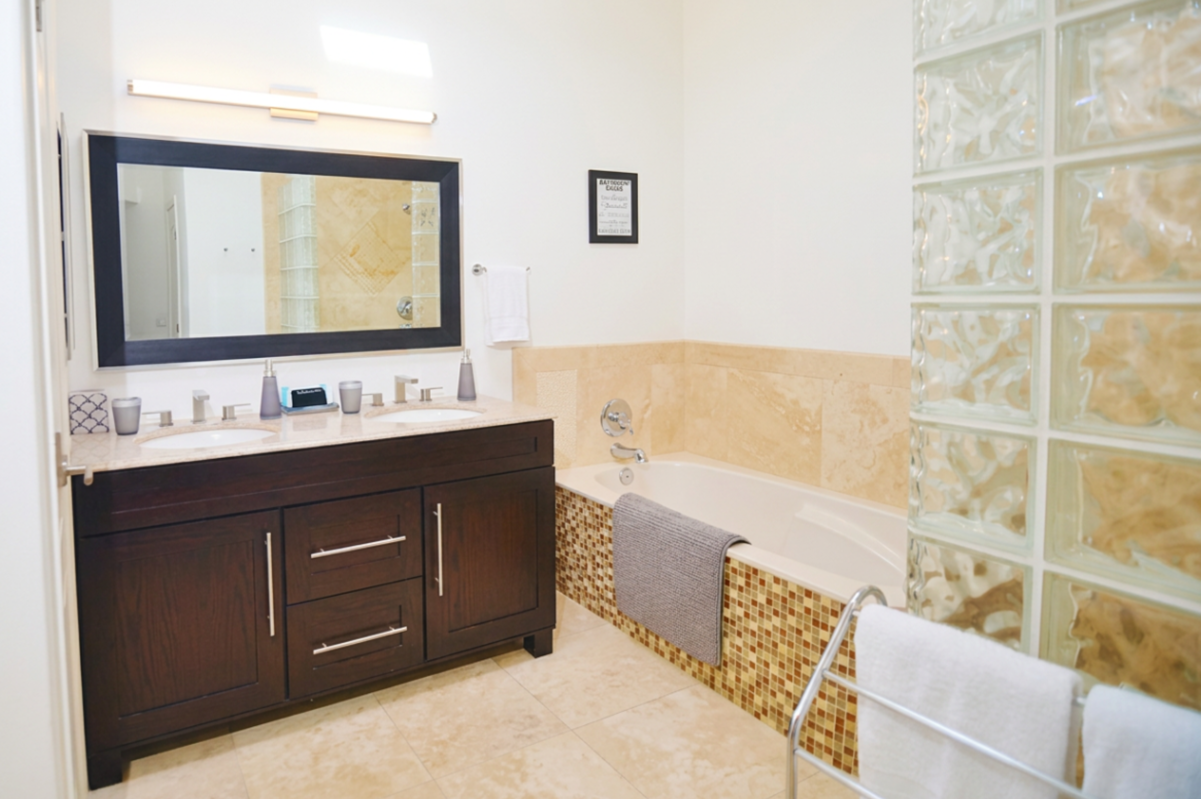Pamper yourself in the spa quality ensuite bathroom. Custom shower or bath - your choice.