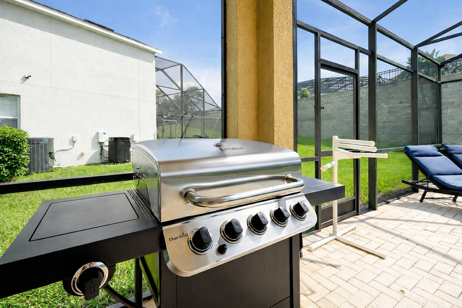 Free 5 burner grill with propane included!