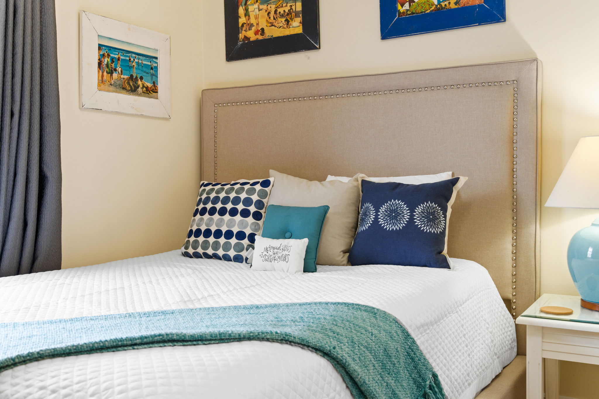Bedroom 2 with Queen Bed and Twin Bunk Beds