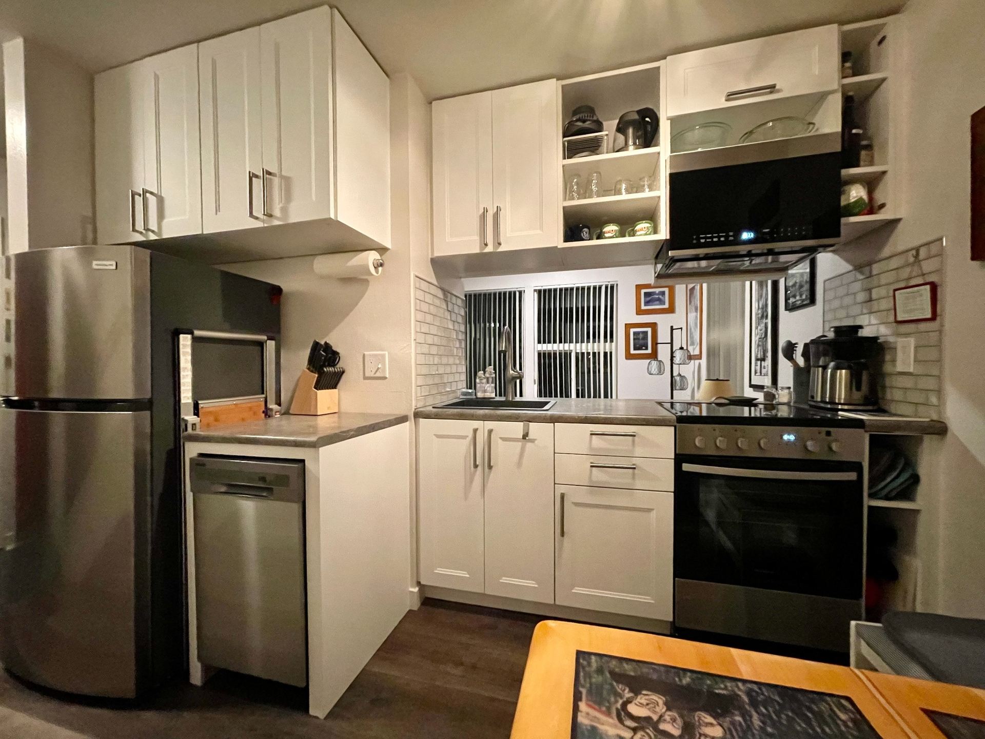 Updated kitchen at Conestoga 112 vacation rental in Mammoth Lakes
