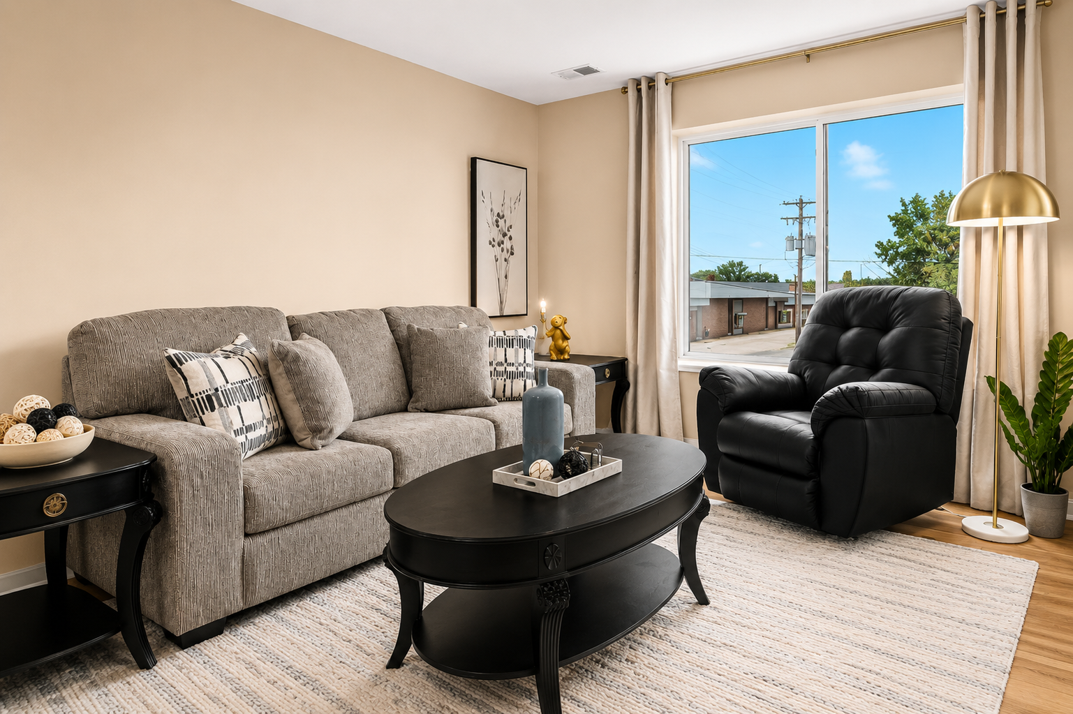 Relax and unwind in our spacious and comfortable living area.