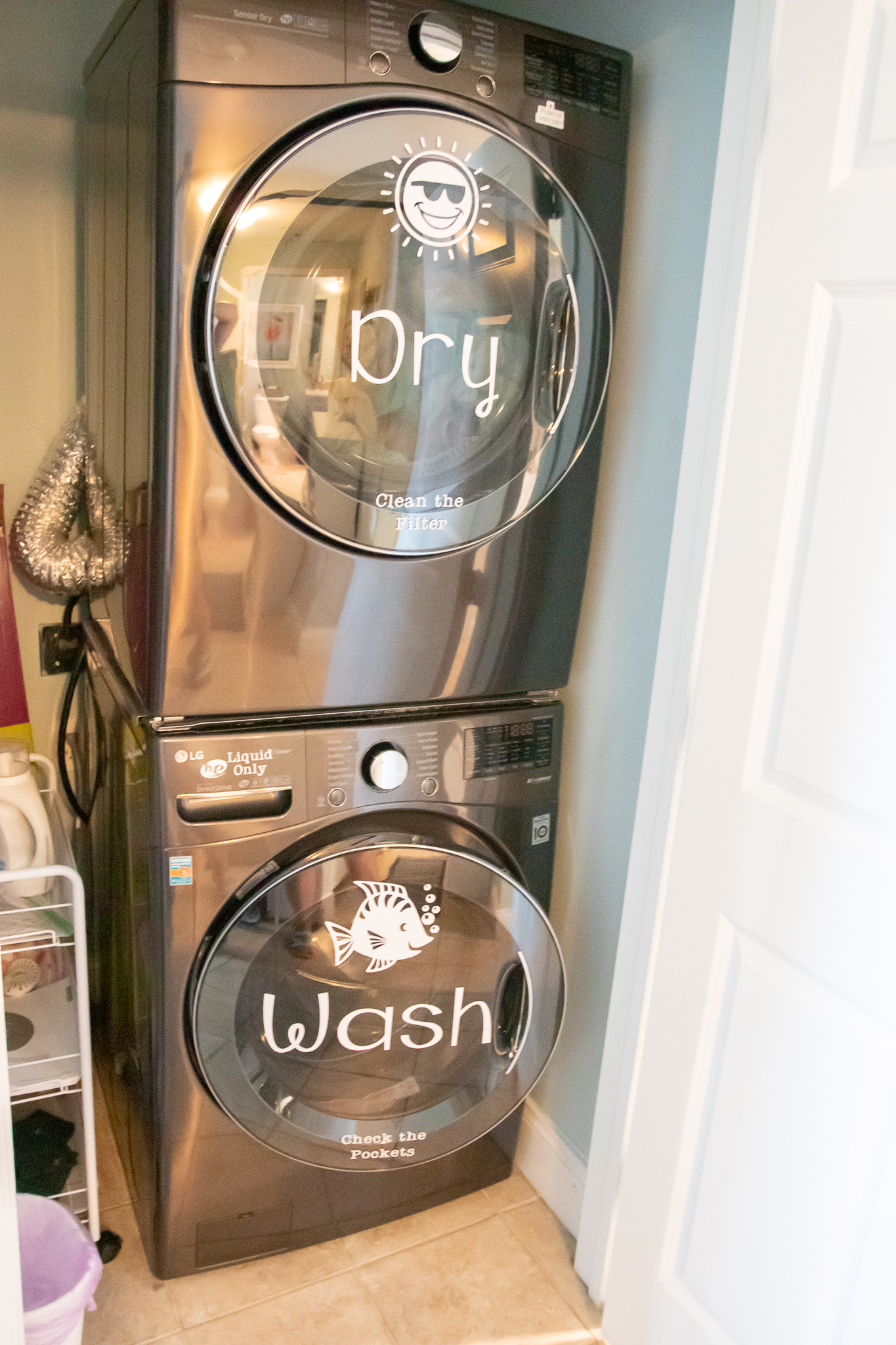 Washer and Dryer within the unit