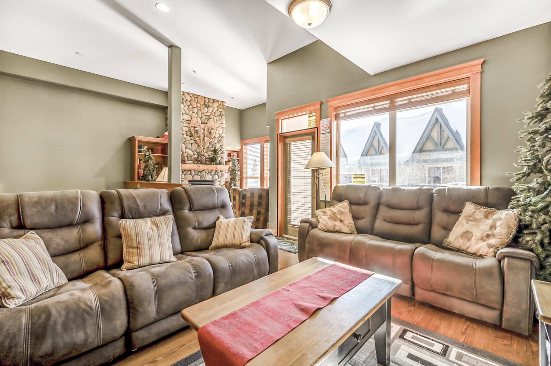 Living room with recliners