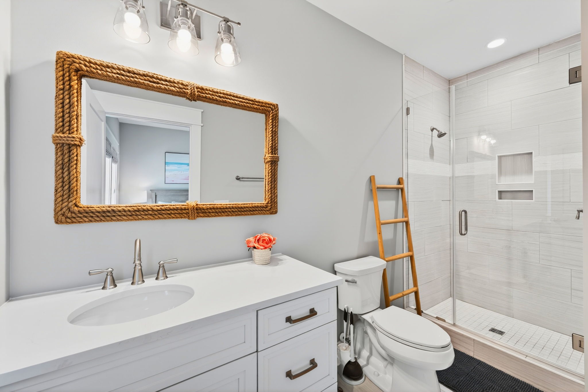 Ensuite Bathroom 3 | Driftwood Dreams | 105 Forest Trail | Isle of Palms, SC | IOP Escapes